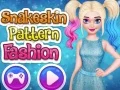 Игра Мода со образец од змина кожа онлајн