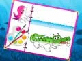 Игра Книга за бојадисување на морски суштества онлајн
