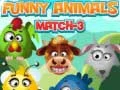 Игра Смешни Животни Постави 3 онлајн