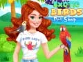Игра Продавница за домашни миленичиња со егзотични птици онлајн