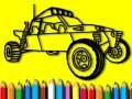Игра Повраток во школа: Книга за бојање на рали автомобили онлајн