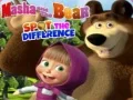 Игра Маша и Мечка: Најди ги разликите онлајн