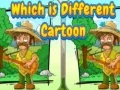 Игра Кој е различен цртан филм онлајн
