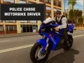 Игра Возач на мотоцикл во полициска потера онлајн