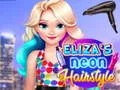 Игра Неонска фризура на Елиза онлајн