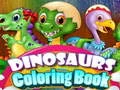 Игра Книгите за бојадисување со диносаури онлајн