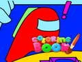 Игра Књига за бојадисување Among Us онлајн