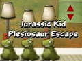 Игра Jurassic Kid: Бегање од Плезиозавар онлајн