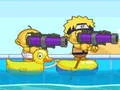 Игра Воена со водени пушки онлајн
