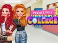 Игра Првиот ден на принцезите на факултет онлајн
