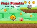 Игра Нинджа Тиква Платформска Игра онлајн
