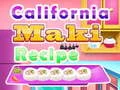 Игра Рецепт за Калифорниска Маки онлајн