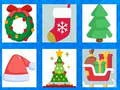 Игра Божиќна заглавка за деца онлајн