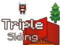 Игра Тројно Скијање 2D онлајн