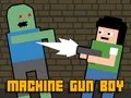 Игра Дечко со машинска пушка онлајн