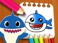 Игра Бојање книга Baby Shark онлајн