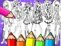 Игра Бојање Книга Monster High онлајн Игра Бојање Книга Monster High онлајн