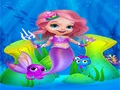 Игра Слатка девојка сирена облекување онлајн