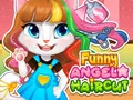 Игра Забавна фризура на Анџела онлајн Игра Забавна фризура на Анџела онлајн