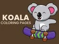 Игра Страница за боја на коала онлајн Игра Страница за боја на коала онлајн