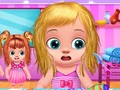 Игра Фризерски Салон за Деца со Бебиситер онлајн