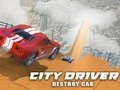 Игра Градски возач: Уништи автомобил онлајн
