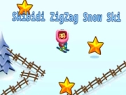 Игра Skibidi ZigZag Снежни Ски онлајн