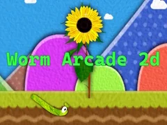 Игра Worm Arcade 2D онлајн Игра Worm Arcade 2D онлајн