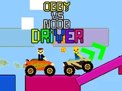 Игра Обби против Нооб Возач онлајн Игра Обби против Нооб Возач онлајн
