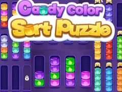 Игра Игра за сортирање на бои на бомбончиња онлајн Игра Игра за сортирање на бои на бомбончиња онлајн