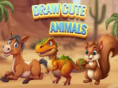 Игра Нарисувајте Симпатични Животни онлајн
