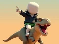 Игра Stickman. Арена на Дињозаврите онлајн