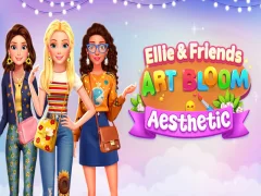 Игра Ели и пријатели естетика уметност цветни онлајн