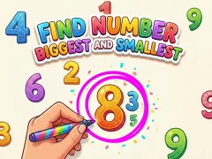 Игра Find Number Biggest and Smallest онлајн
