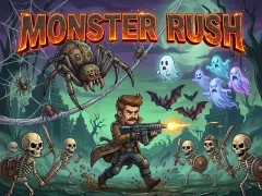 Игра Monster Man Rush онлајн