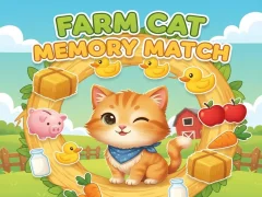 Игра Фарм мачка: Меморија натпревар онлајн Игра Фарм мачка: Меморија натпревар онлајн