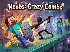 Игра Noobs: Crazy Combo онлајн