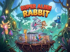 Игра Super Alien Rabbit онлајн