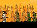 Игра Самурај со слама под капа онлајн
