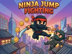 Игра Ninja Jump fighting онлајн