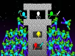 Игра Стакст против Зомби: Епска битка онлајн