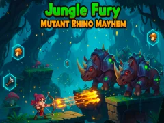 Игра Jungle Fury: Mutant Rhino Chaos онлајн