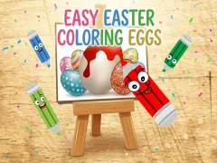 Игра Easy Easter Coloring Eggs онлајн