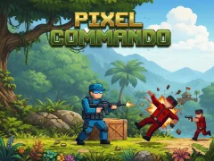 Игра Pixel Commando онлајн
