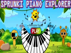 Игра Sprunki Piano Explorer онлајн