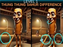 Игра Тунг Тунг Сахур: Разлики онлајн