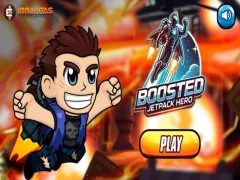 Игра Напојуван херој со џетпак онлајн Игра Напојуван херој со џетпак онлајн