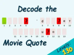 Игра Транскрипт од филмски цитат онлајн
