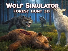 Игра Wolf Simulator Forest Hunting 3D онлајн