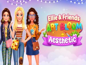 Игра Ели и пријатели естетика уметност цветни онлајн